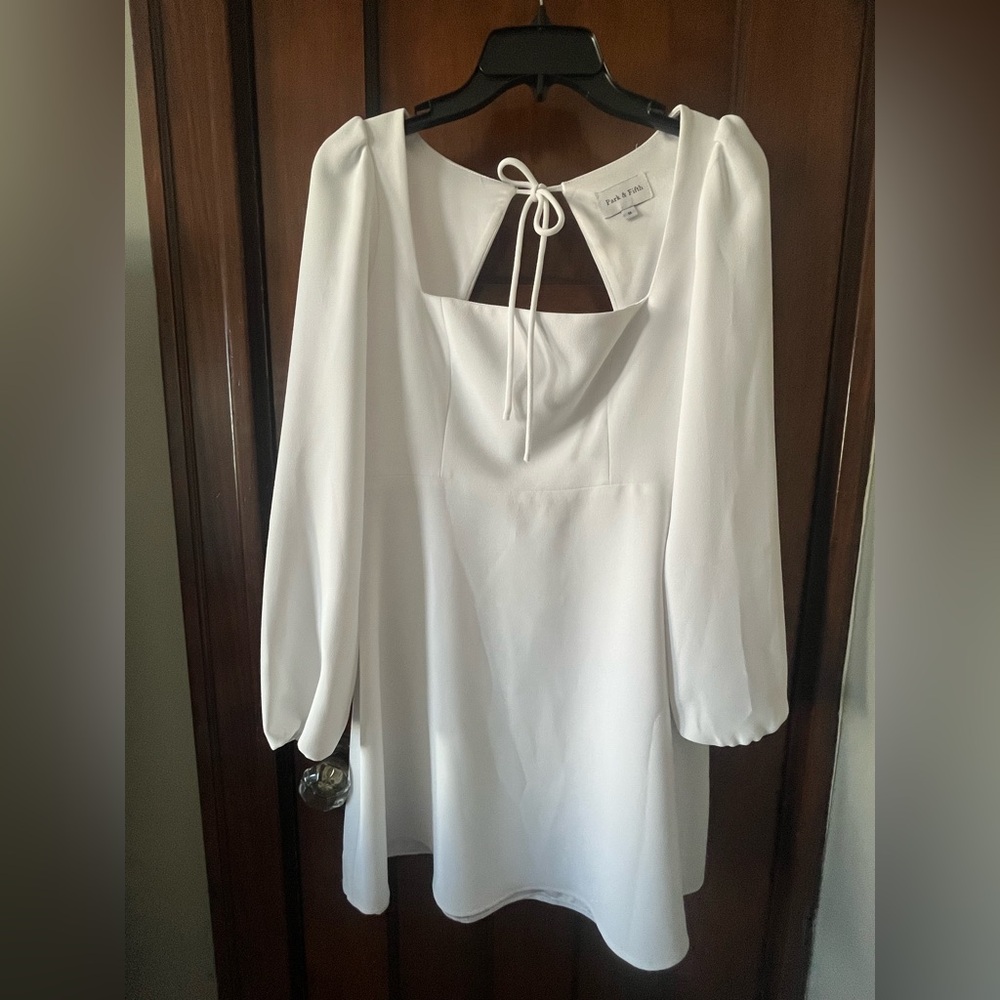 Park & Fifth White Harper Dress
